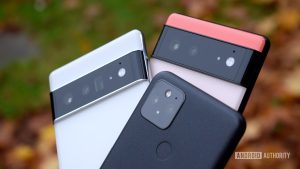 Google Pixel 6 and 5 series camera housings outside